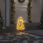Vidaxl - Décoration lumineuse arbre de Noël piquets 3 pcs 50 led 30 cm