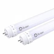 2×Anten 15W Tube Néon LED 90CM T8 G13 Neon Tube Fluorescent 1500 Lumen Eclairage Plafonnier Tube 90cm Blanc Froid 6000K avec LED Starters Spécials