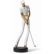 Art Golfeur Figurine Statue Décor Golf Sculpture Résine