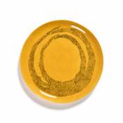 Assiette Feast Large / Ø 26,5 cm - Serax jaune en céramique
