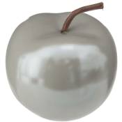 Atmosphera - Pomme déco - céramique - D8 - 5 cm créateur d'intérieur - Gris