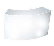 Bar lumineux Snack / L 165 cm - Slide blanc en plastique