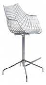 Chaise de bar Meridiana / Pivotante - H 65 cm - Driade