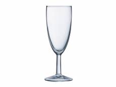 Flûtes à champagne 145 ml - arcoroc reims - lot de 12 - - verre x156mm