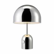 Lampe de table Bell Small / H 44 cm - Tom Dixon argent en métal