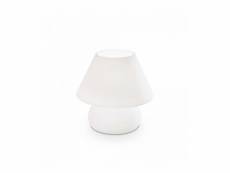 Lampe de table blanche prato 1 ampoule largeur 60 cm