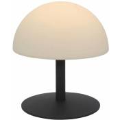 Lampe de table sans fil neptune rock Gris plastique H20cm - Gris