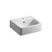 Lave-mains 'CONNECT CUBE'-K F 001 WK lxPxH : 400x360x160 mm céramique blanc