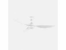 Leds c4 nepal ventilateur de plafond à 3 pales de 132 cm avec lumière led pour la vie, blanc brillant 30-8141-CF-F9