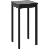 Maisonchic - Table de bar Table haute de bar Noir mdf 55 x 55 x 107 cm 38443