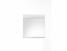 Meuble de salle de bain. Miroir mélaminé blanc brillant. L - h - p : 60 | 55 | 10 cm