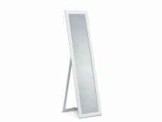 Miroir sur socle en bois 160 x 40 cm tina