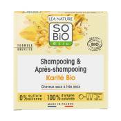 Shampooing & après-shampooing solide 2 en 1 Karité-bio