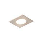 Simply - led Spot encastrable - 1 lumière - l 83 mm - Acier - Moderne - éclairage extérieur - Salle de bains - Acier - Qazqa