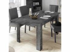 Table extensible 140 cm grise serena