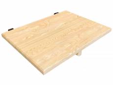 Tablette chevet étagère à suspendre bois brut 2820C-B