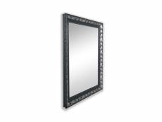 Tanja - miroir avec cadre - noir/argenté - 55x70cm