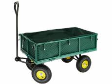 Tectake chariot de jardin 350 kg 400973
