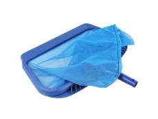 Tête d'épuisette de fond premium bleu pour piscine adaptable sur manche standard ou télescopique