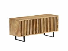 Vidaxl meuble tv 90 x 30 x 40 cm bois de manguier massif 247896