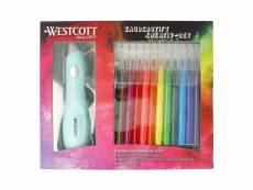 Westcott ensemble de stylos aérographes électriques