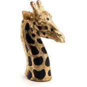 Amadeus - Tête de girafe dorée petit modèle - Or