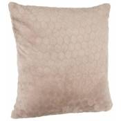 Atmosphera - Coussin Galet 38 x 38 cm - Taupe Taupe