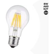 Barcelona Led - Ampoule led E27 8W A60 Filament Clear