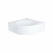 Cleo lavabo en céramique 30 x 30 x 10 cm blanc - Blanc brillant - Differnz