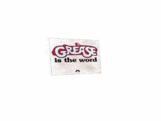 Grease tableau toile logo 30 x 30 cm