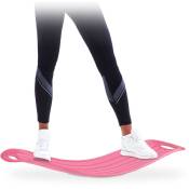 Relaxdays - Planche d'équilibre Twist Board Balance Board entraînement fitness muscles abdos jambes 150 kg, rose
