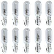 Ring - 10 Ampoules T5 - 12V 1.2W W2x4.6d - Wedgebase