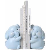Serre-livres décoratifs en forme d'éléphant mignon, serre-livres uniques pour contenir des livres, bouchon de support de livre en résine créatif pour