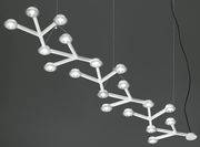 Suspension LED NET / Linéaire - L 125 cm - Artemide blanc en métal