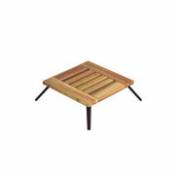 Table basse Welcome / 55 x 55 cm - Teck - Unopiu bois naturel en bois