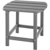 Table d'appoint - table basse de jardin, table Adirondack, petite table - gris clair