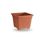 Veca - vase carré 38 cm terre cuite 60% recyclable