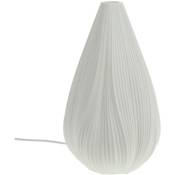 Amadeus - Lampe à poser Flore 32 cm en porcelaine Blanc