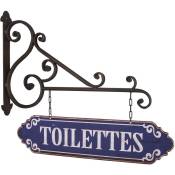 Antic Line Créations - Panneau avec patère vintage toilettes