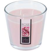 Bougie parfumée rose 500g Atmosphera créateur d'intérieur - Rose