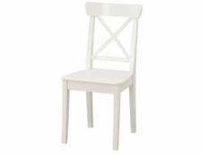 Chaise blanche blanc Azura-42411