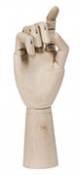 Décoration Wooden Hand Large / H 22 cm - Legno - Hay