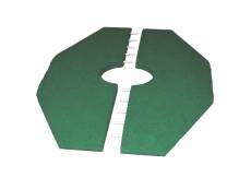 Greentyre - dalles en caoutchouc pour balançoire à bascule - 90 x 129 cm - 50 mm d'épaisseur - vert