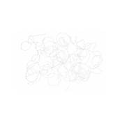 Guirlande Luminaire Fil Argent 300 Led Blanc Chaud - l 15 x l 15 x h 5,5 cm