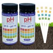 Jalleria - Test des bandelettes de pH,200 bandes Bandelettes