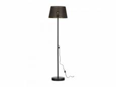 Lampadaire - lampe sur pied - métal - 161x42x42 cm KARS coloris noir Laiton