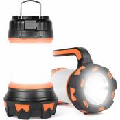 Lanterne led rechargeable, Lampe de camping 1000 lumens 4000mAh 360°, Spot led rechargeable portable, Super puissant, 6 modes de lumière de camping,