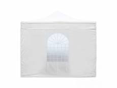 Mur fenêtre pour tente pliante pro 40mm 4,5m blanc