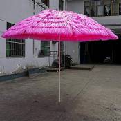 Parasol 2.8m Imitation Paille Parapluie Anti-UV ImperméAble