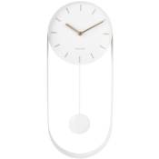 Present Time - Horloge Pendulum Charm Blanc - Blanc